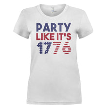 Load image into Gallery viewer, 1776 Party - T Shirt - 1776_PARTY-_Ladies_-_White