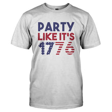 Load image into Gallery viewer, 1776 Party - T Shirt - 1776_PARTY-_Men_-_White