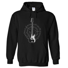 Load image into Gallery viewer, 4 String Music - T Shirt - 4_String_Music_Hoodie_Black