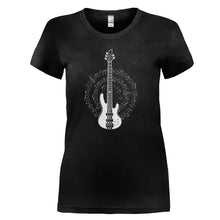 Load image into Gallery viewer, 5 String Music - T Shirt - 5_String_Music_Ladies_Black