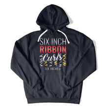 Load image into Gallery viewer, 6 Inch Ribbon Curls - T Shirt - 6_INCH_RIBBON_CURLS_hoodie_navy