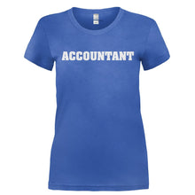 Load image into Gallery viewer, Accountant - T Shirt - ACCOUNTANT-_Ladies_-_Royal