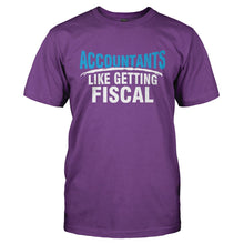 Load image into Gallery viewer, Accountants Like Getting Fiscal - T Shirt - ACCOUNTANTS_LIKE_GETTING_FISCAL-_Men_-_Purple