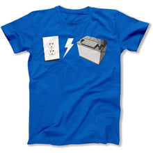 Load image into Gallery viewer, AC DC - T Shirt - AC_DC_-_men_-_royalblue