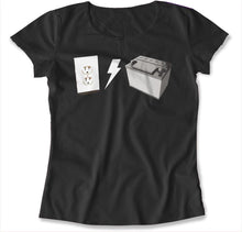 Load image into Gallery viewer, AC DC - T Shirt - AC_DC_-_women_-_black