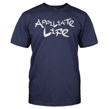 Load image into Gallery viewer, Affiliate Life - T Shirt - AFFILIATE_LIFE_-_men_-_navy