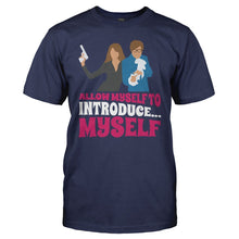 Load image into Gallery viewer, Allow Myself To Introduce... Myself - T Shirt - ALLOW_MYSELF_TO_INTRODUCE_MYSELF_-_men_-_navy
