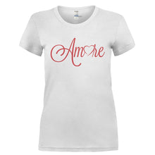 Load image into Gallery viewer, Amore - T Shirt - AMORE-_Ladies_-_White