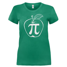 Load image into Gallery viewer, Apple Pi - T Shirt - APPLE_PI-_Ladies_-_Kelly_Green
