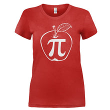 Load image into Gallery viewer, Apple Pi - T Shirt - APPLE_PI-_Ladies_-_Red