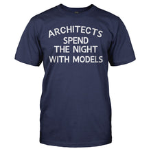 Load image into Gallery viewer, Architects Spend the Night with Models - T Shirt - ARCHITECTS_SPEND_THE_NIGHT_WITH_MODELS_-_Men_-_navyblue