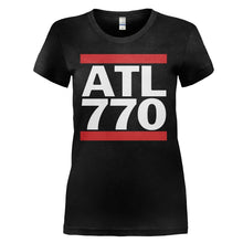 Load image into Gallery viewer, Atlanta 770 - T Shirt - ATLANTA_770_-_ladies_-_black