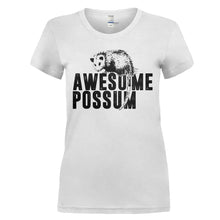 Load image into Gallery viewer, Awesome Possum - T Shirt - AWESOME_POSSUM_-_Ladies_-_white