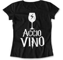Load image into Gallery viewer, Accio Vino - T Shirt - Accio_Vino_women_black