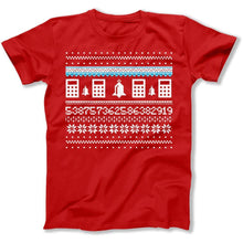 Load image into Gallery viewer, Accountant - Ugly Christmas Sweater - T Shirt - Accountant_-_Ugly_Christmas_Sweater_men_red