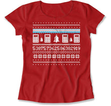 Load image into Gallery viewer, Accountant - Ugly Christmas Sweater - T Shirt - Accountant_-_Ugly_Christmas_Sweater_women_red