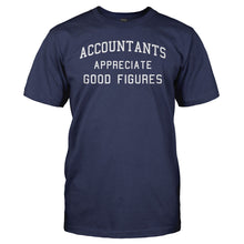 Load image into Gallery viewer, Accountants Appreciate Good Figures - T Shirt - Accountants_Appreciate_Good_Figures_men_navy