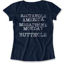 Load image into Gallery viewer, All The Words I Know - T Shirt - All_The_Words_I_Know_women_navy