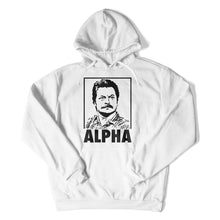 Load image into Gallery viewer, Alpha Swanson - T Shirt - Alpha_Swanson_hoodie_white