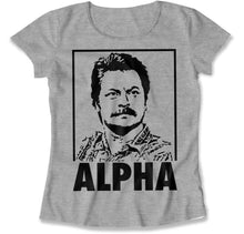 Load image into Gallery viewer, Alpha Swanson - T Shirt - Alpha_Swanson_women_heather