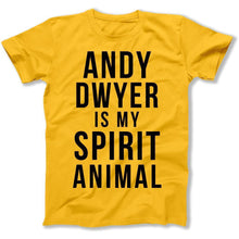 Load image into Gallery viewer, Andy Dwyer Is My Spirit Animal - T Shirt - Andy_Dwyer_Is_My_Spirit_Animal_men_yellow