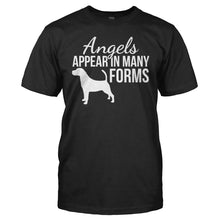 Load image into Gallery viewer, Angels Appear In Many Forms - T Shirt - Angels_Appear_In_Many_Forms_men_black