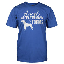 Load image into Gallery viewer, Angels Appear In Many Forms - T Shirt - Angels_Appear_In_Many_Forms_men_royal
