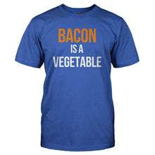 Load image into Gallery viewer, Bacon Is A Vegetable - T Shirt - BACON_IS_A_VEGETABLE_-_Men_-_royalblue