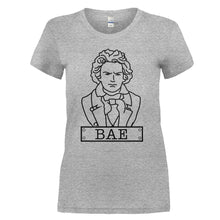 Load image into Gallery viewer, BAEthoven - T Shirt - BAETHOVEN_-_ladies_-_haethergrey