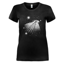 Load image into Gallery viewer, Bass Ship - T Shirt - BASS_SHIP_-_Ladies_-_Black