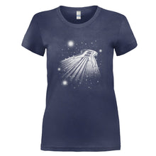 Load image into Gallery viewer, Bass Ship - T Shirt - BASS_SHIP_-_Ladies_-_Navyblue