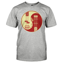 Load image into Gallery viewer, Bass Yin Yang - T Shirt - BASS_YIN_YANG_-_men_-_heathergrey