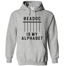 Load image into Gallery viewer, BEADGC is my Alphabet - T Shirt - BEADGC_is_my_Alphabet_-_hoodie_-_heathergrey