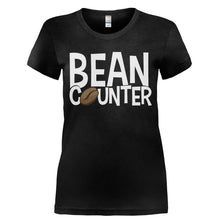 Load image into Gallery viewer, Bean Counter - T Shirt - BEAN_COUNTER-_Ladies_-_Black