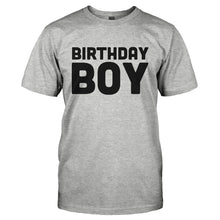 Load image into Gallery viewer, Birthday Boy - T Shirt - BIRTHDAY_BOY-_Men_-_Grey