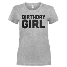 Load image into Gallery viewer, Birthday Girl - T Shirt - BIRTHDAY_GIRL-_Ladies_-_Grey