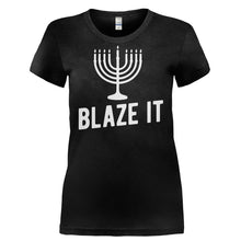 Load image into Gallery viewer, Blaze It - T Shirt - BLAZE_IT-_Ladies_-_Black