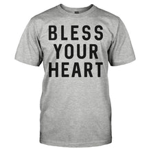 Load image into Gallery viewer, Bless Your Heart - T Shirt - BLESS_YOUR_HEART_-_Men_-_heathergrey