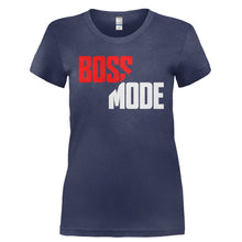 Load image into Gallery viewer, Boss Mode - T Shirt - BOSS_MODE-_Ladies_-_Navy