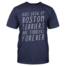Load image into Gallery viewer, Boston Terriers Are Toddlers - T Shirt - BOSTON_TERRIERS_ARE_TODDLERS_-_Men_-_navyblue