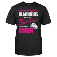 Load image into Gallery viewer, Boxers Are A Girl's Best Friend - T Shirt - BOXERS_ARE_A_GIRL_S_BEST_FRIEND_-_Men_-_black