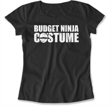 Load image into Gallery viewer, Budget Ninja Costume - T Shirt - BUDGET_NINJA_COSTUME_-_womens_-_black