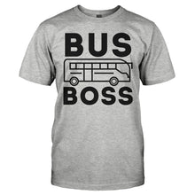 Load image into Gallery viewer, Bus Boss - T Shirt - BUS_BOSS_-_Men_-_heathergrey