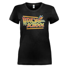 Load image into Gallery viewer, Back To School Remix - T Shirt - Back_To_School_Remix_ladies_black