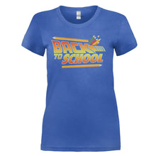 Load image into Gallery viewer, Back To School Remix - T Shirt - Back_To_School_Remix_ladies_royal