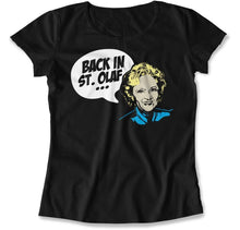 Load image into Gallery viewer, Back in St. Olaf - T Shirt - Back_in_St_Olaf_women_black