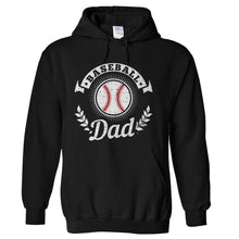 Load image into Gallery viewer, Baseball Dad - T Shirt - Baseball_Dad_hoodie_black