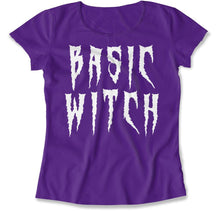 Load image into Gallery viewer, Basic Witch - T Shirt - Basic_Witch_women_purple