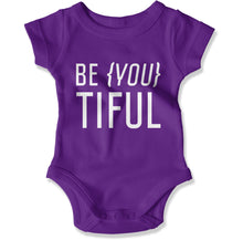Load image into Gallery viewer, Be {You} Tiful - Baby Bodysuit - Be_You_Tiful_-_Baby_One-Piece_purple