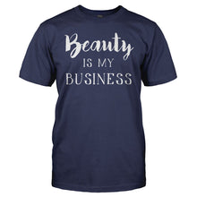 Load image into Gallery viewer, Beauty Is My Business - T Shirt - Beauty_Is_My_Business_men_navy